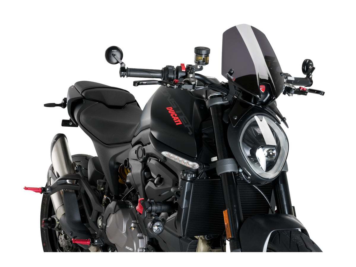 Puig New Generation Sport Screen In Clear for Ducati Monster 937 Plus (21-25)