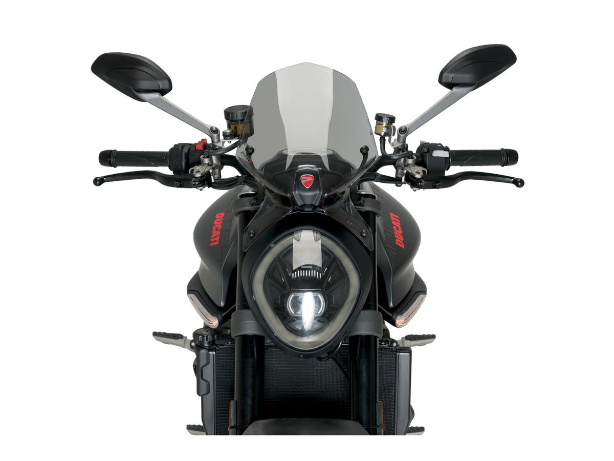 Puig New Generation Sport Screen In Clear for Ducati Monster 937 Plus (21-25)