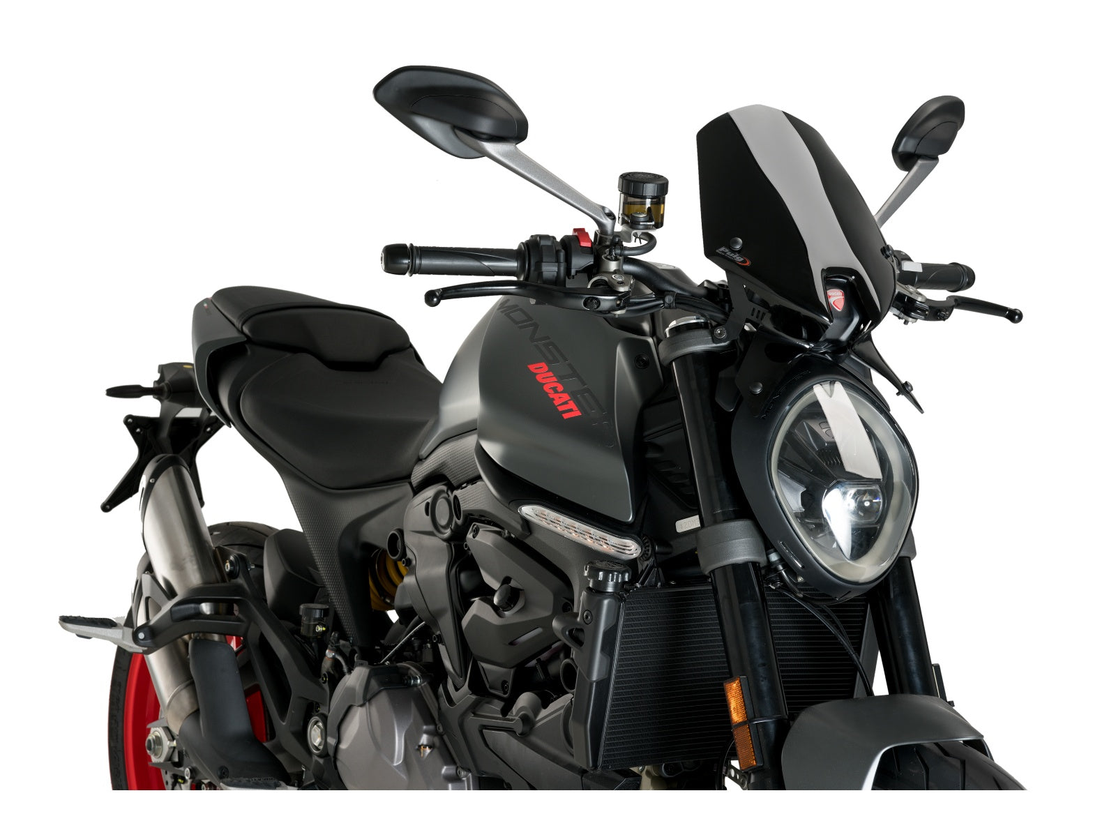 Puig New Generation Sport Screen In Clear for Ducati Monster 937 Plus (21-25)
