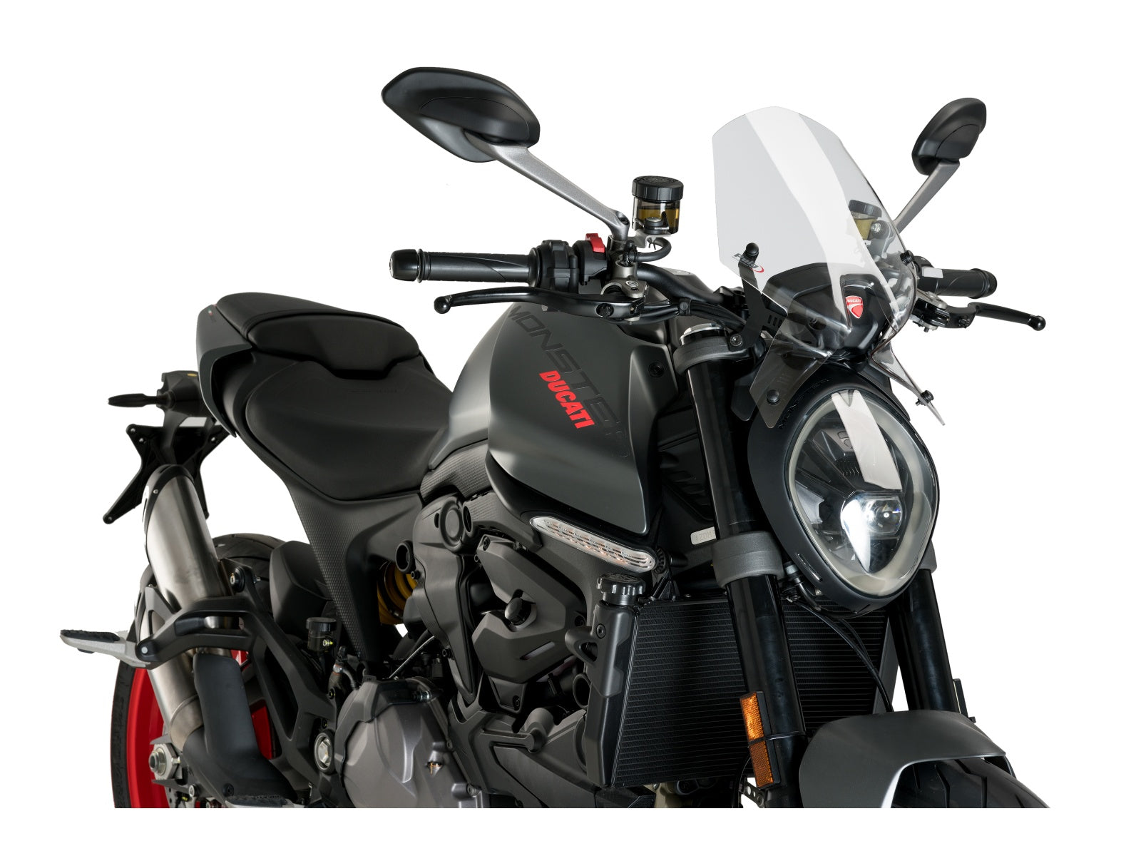 Puig New Generation Sport Screen In Clear for Ducati Monster 937 (21-25)