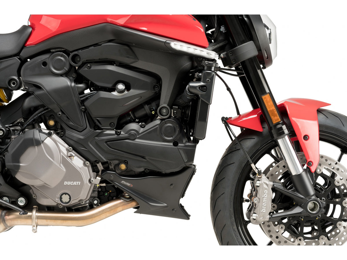 Puig Belly Pan In Matt Black for Ducati Monster 937 (21-25)