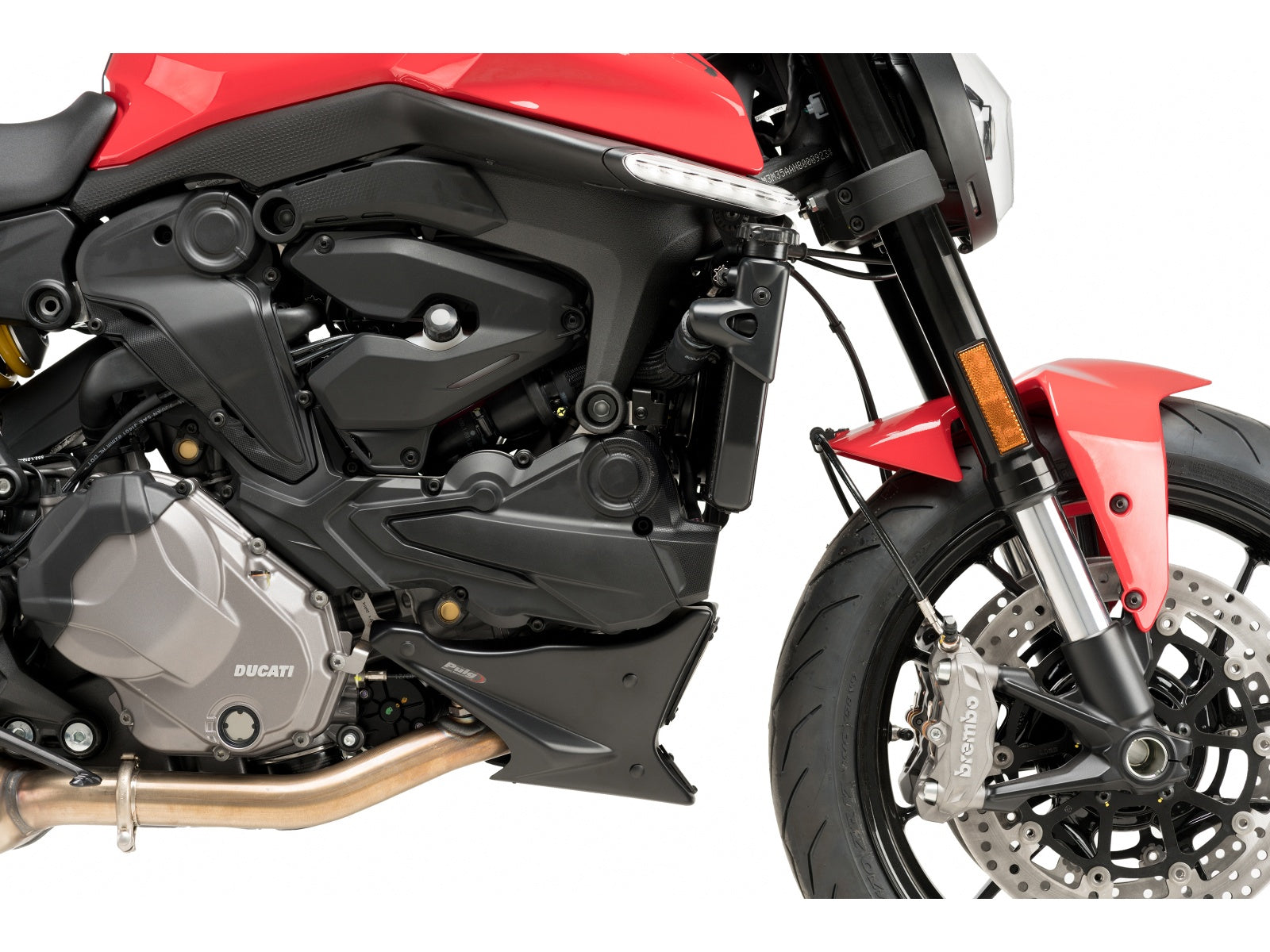 Puig Belly Pan In Matt Black for Ducati Monster 937 SP (23-25)