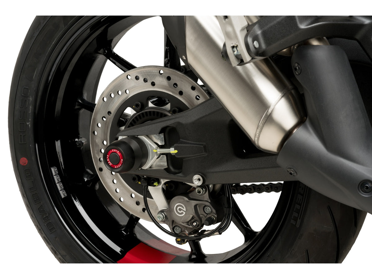 Puig Swing Arm Protector In Black for Ducati Monster 937 (21-25)