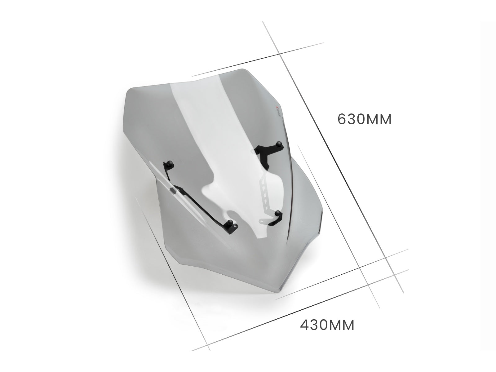 Puig Touring Screen In Clear for Ducati Multistrada 1200 V4 S (21-25)