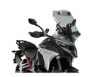 Puig Touring Screen With Extender In Light Smoke for Ducati Multistrada 1200 V4 Rally (21-25)