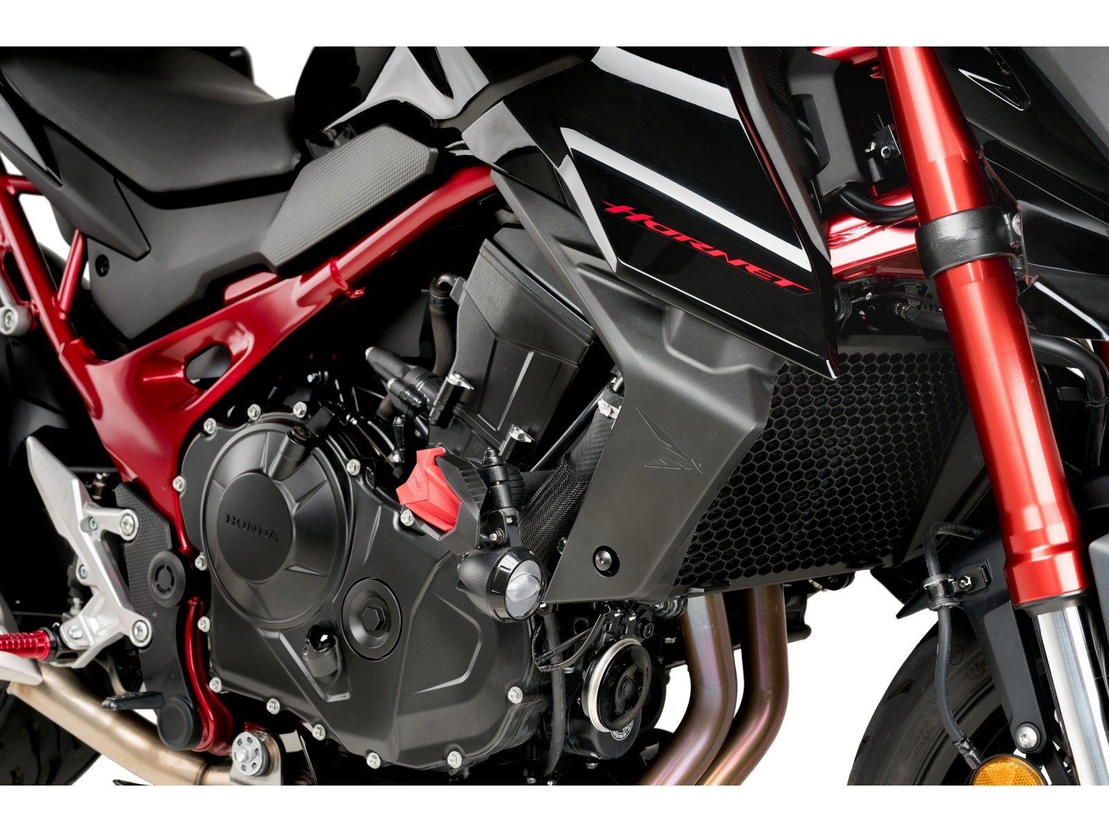Puig Beam 2.0 Auxiliary Lights In Black for Honda CB750 Hornet (23-25)