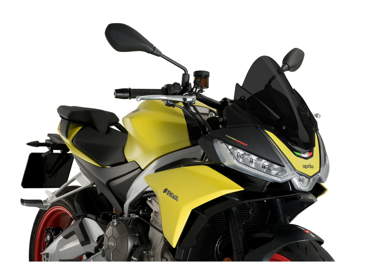 Puig Z-Racing Screen In Clear for Aprilia Tuono 660 (21-25)