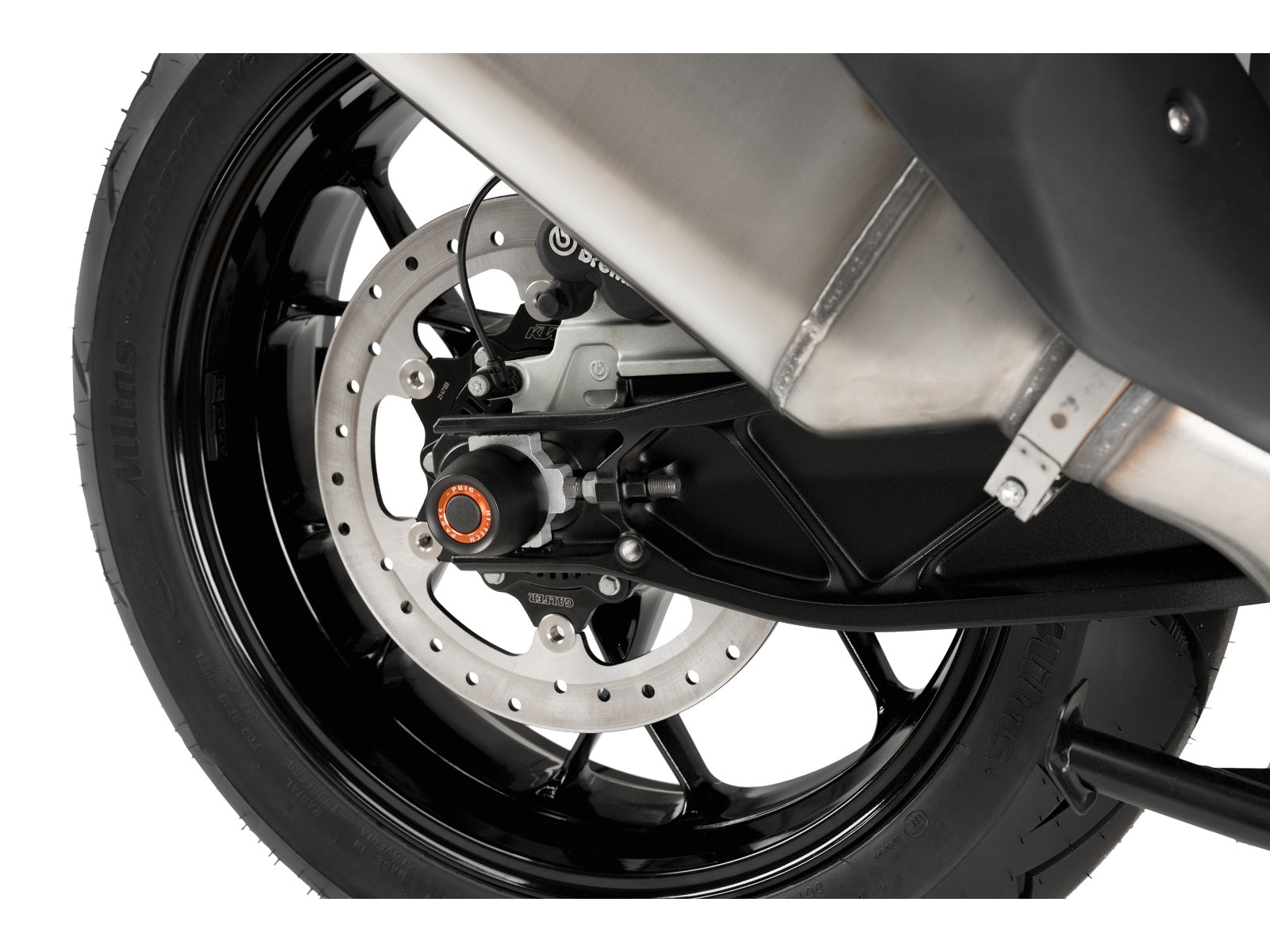 Puig Swing Arm Protector In Black for KTM 1290 Super Adventure R (21-24)