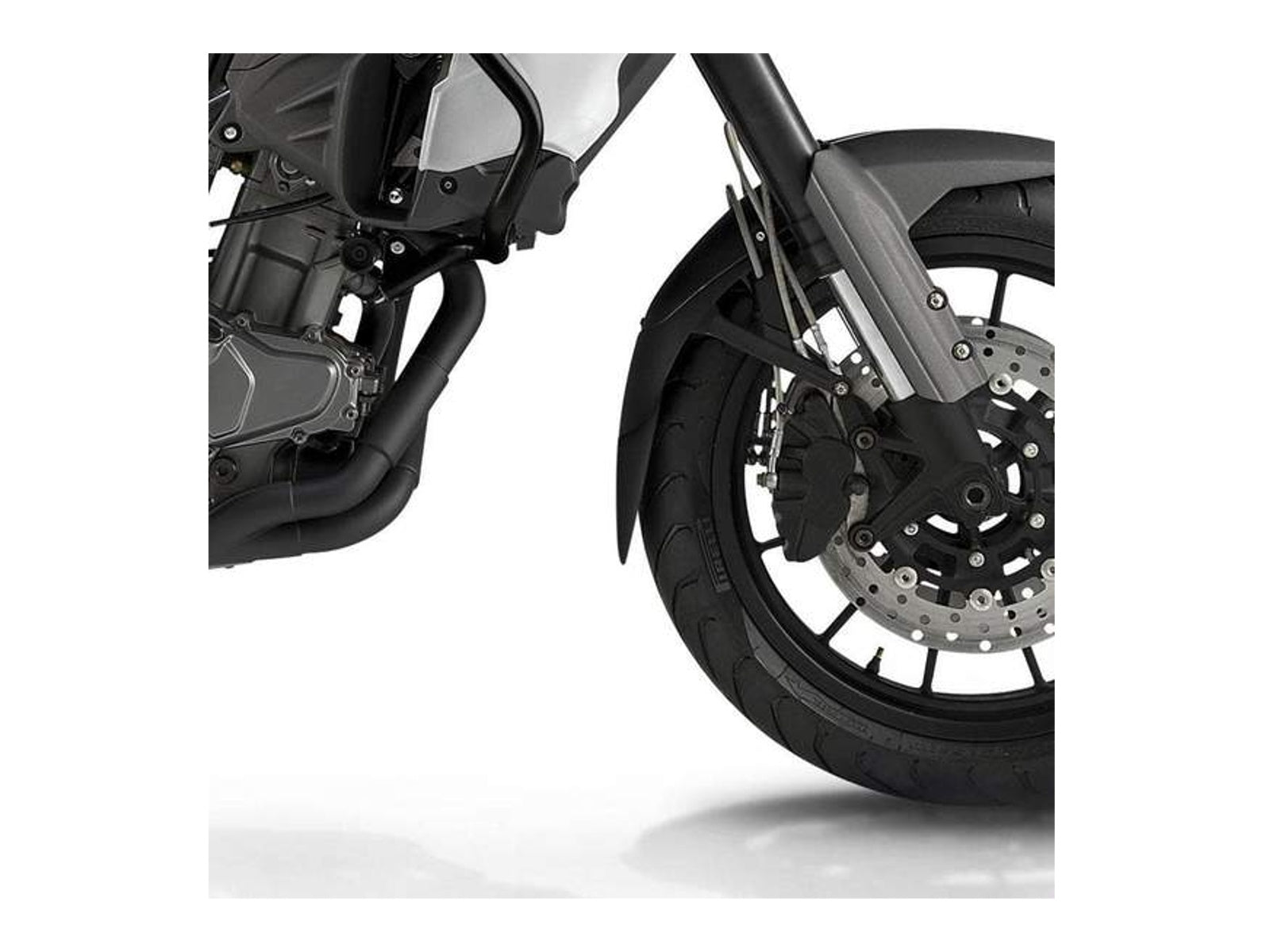 Puig Front Mudguard Extender In Black for Benelli TRK 502 X (18-22)