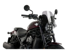 Puig New Generation Sport Screen In Clear for Honda CMX1100 Rebel DCT (21-25)