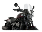 Puig New Generation Touring Screen In Clear for Honda CMX1100 Rebel (21-25)