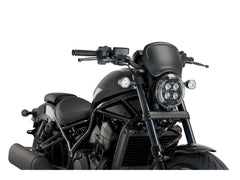 Puig Retro Fly Screen In Matt Black for Honda CMX1100 Rebel (21-25)