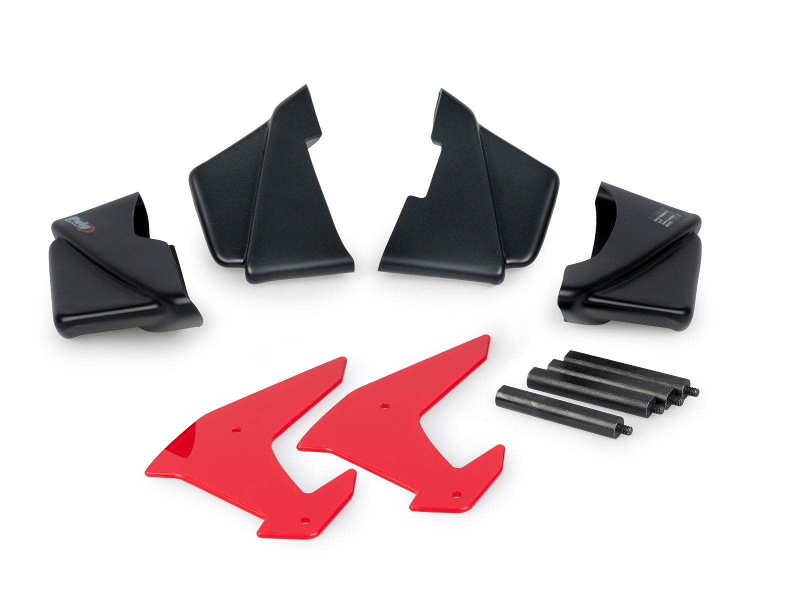 Puig GP Front Downforce Spoilers for Kawasaki Z1000 H2 SE (21-26)