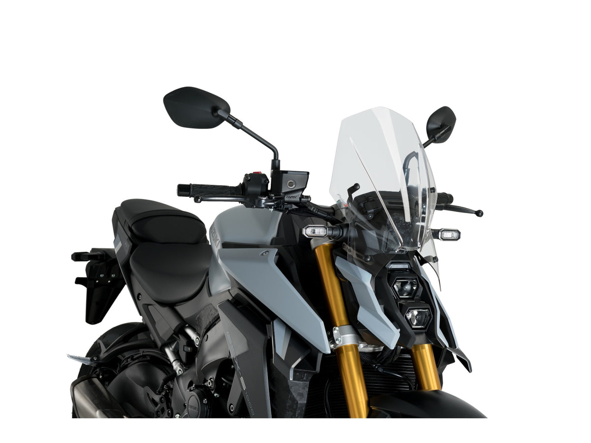 Puig New Generation Touring Screen In Clear for Suzuki GSX S 1000 (21-24)