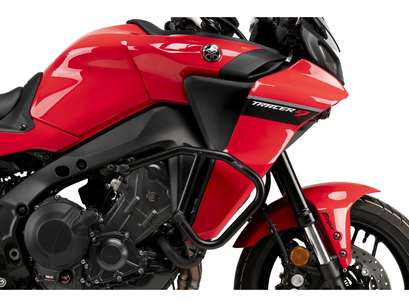 Puig Engine Guard In Black for Yamaha Tracer 9 GT (21-24)