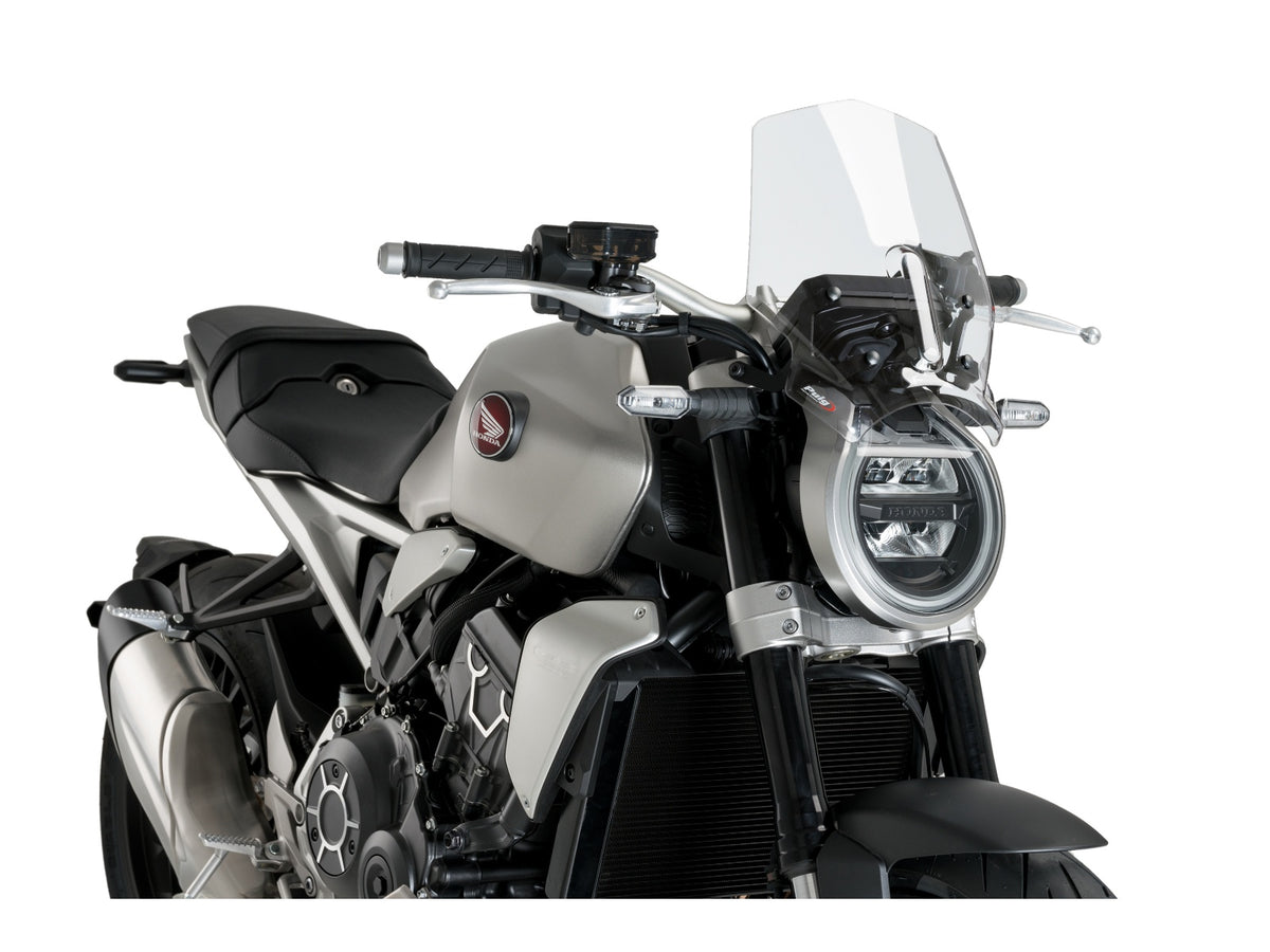 Puig New Generation Sport Screen In Clear for Honda CB1000 R Neo Sports Cafe (21-25)