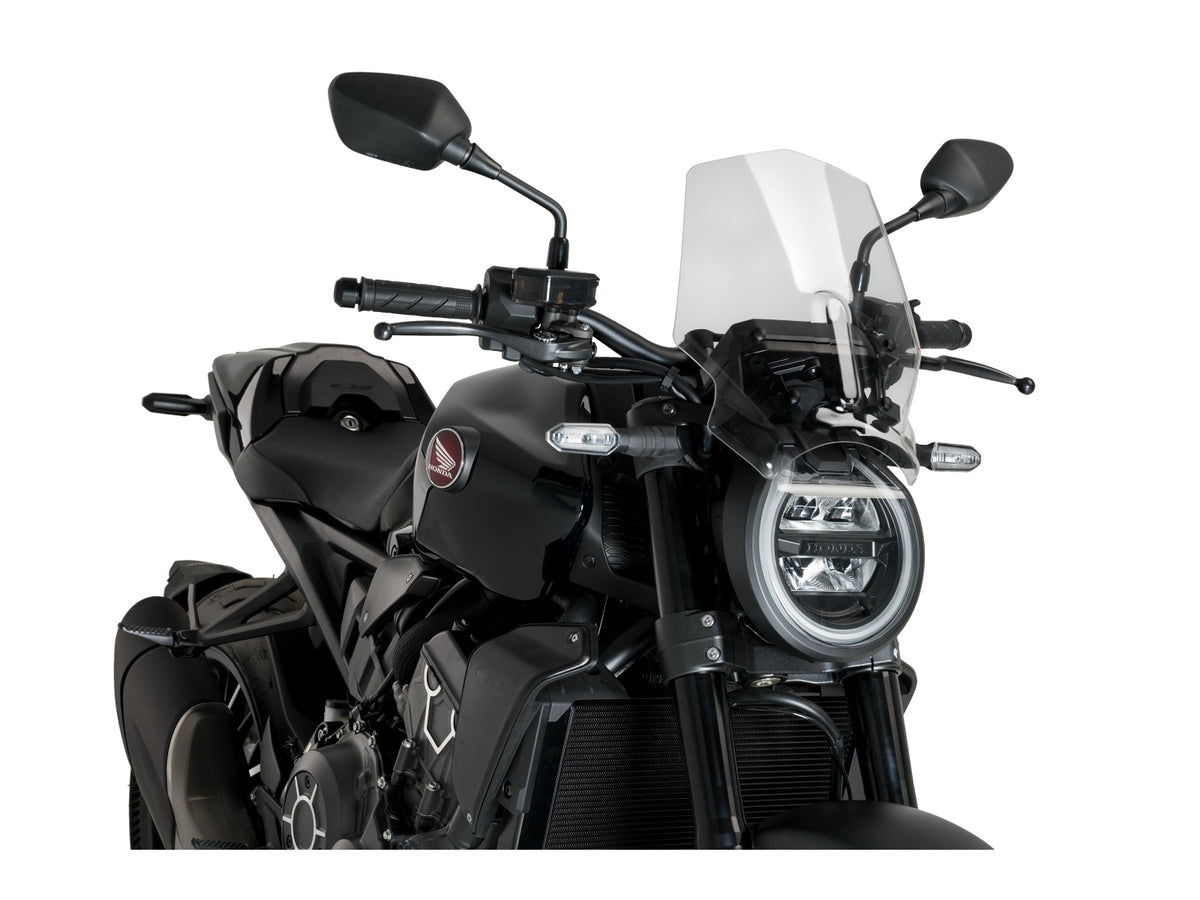 Puig New Generation Sport Screen In Clear for Honda CBR1000 R Black Edition (21-25)