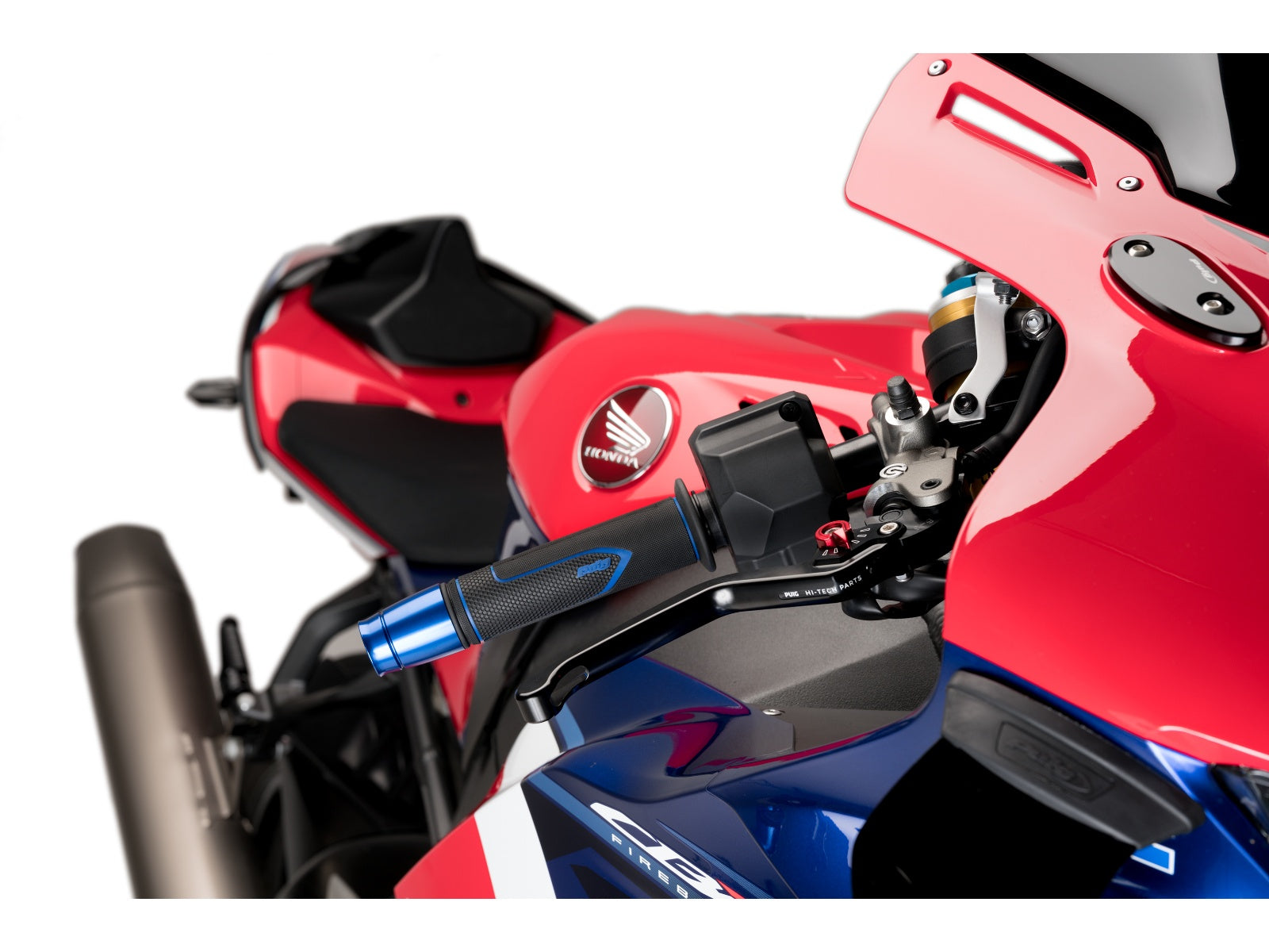 Puig Sport Bar Ends In Black for Honda CBR1000RR-R Fireblade SP (20-25)