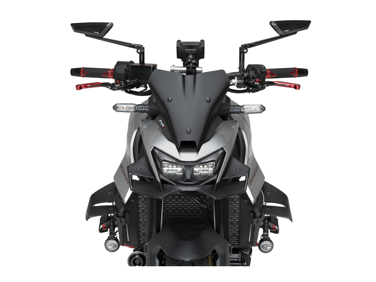 Puig Sport Bar Ends In Black for Honda CB750 Hornet (23-25)