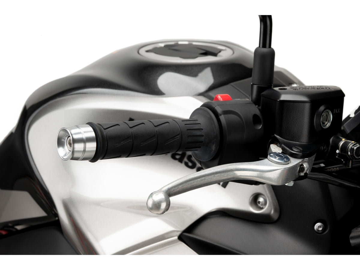 Puig Speed Bar Ends In Black for Kawasaki Z900 (17-24)