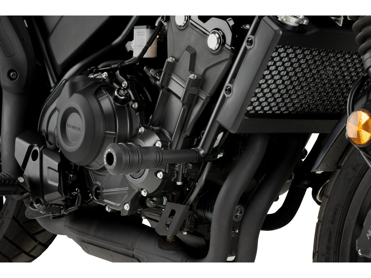 Puig Vintage Frame Sliders In Black for Honda CMX500 Rebel (17-25) Main image