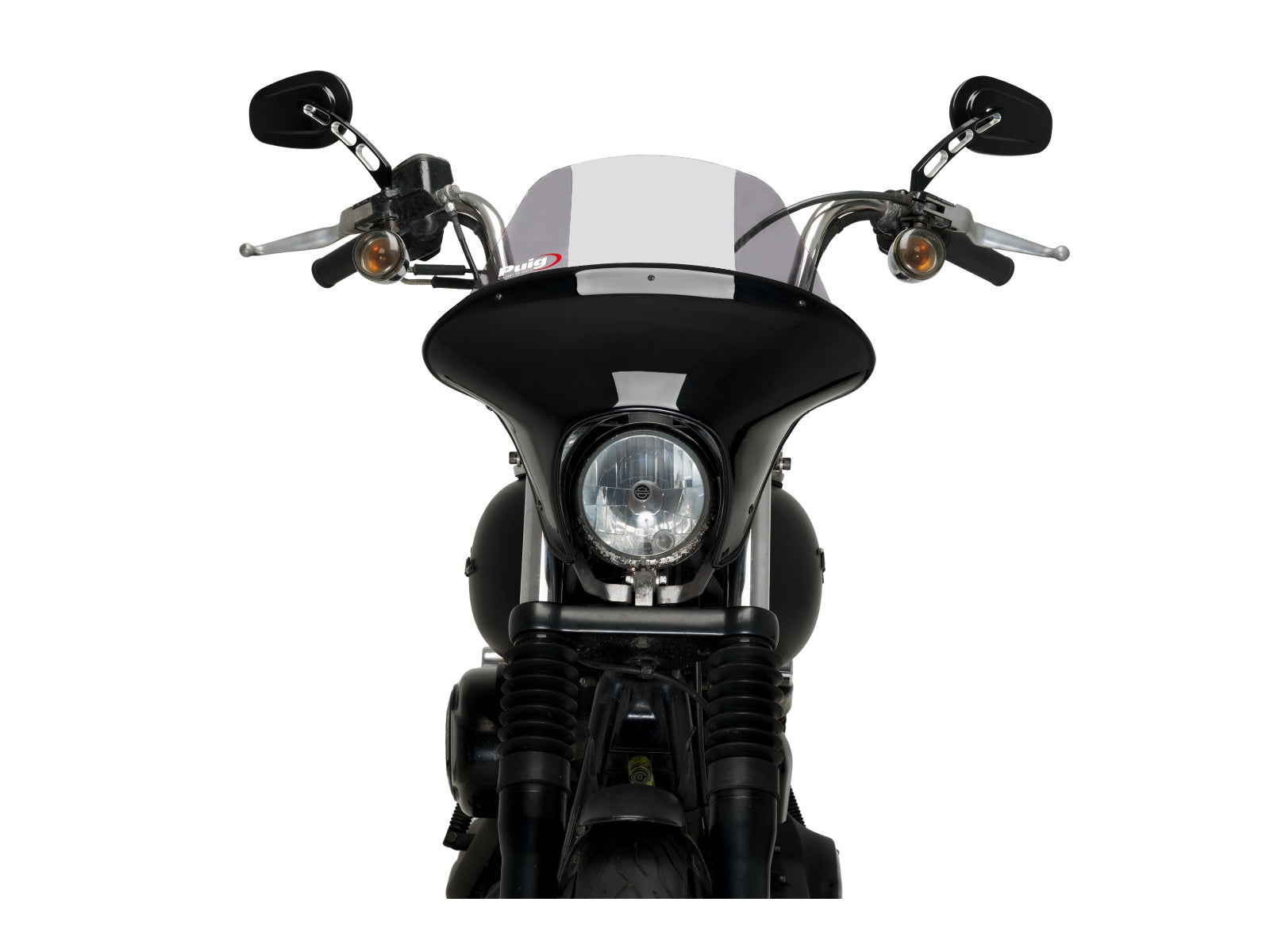 Puig Batwing Touring Screen for Harley Davidson Dyna Street Bob (06-17)