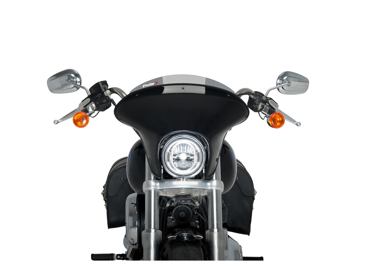 Puig Batwing Sport Screen In Clear for Harley Davidson Softail Low Rider FXLR (18-20) Main image