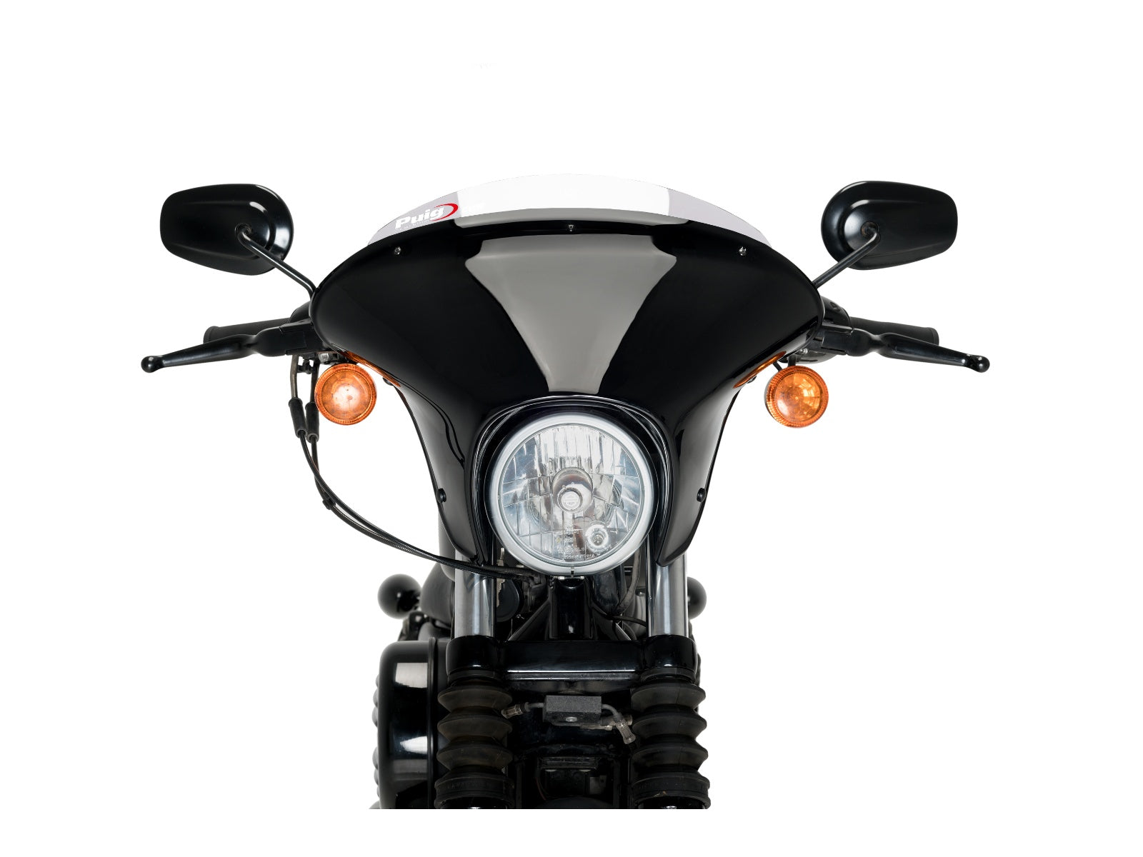 Puig Batwing Sport Screen for Harley Davidson Sportster (09-22) Secondary image