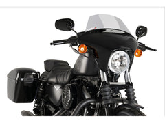 Puig Batwing Touring Screen In Clear for Harley Davidson Sportster 883 Iron XL883N (09-22)