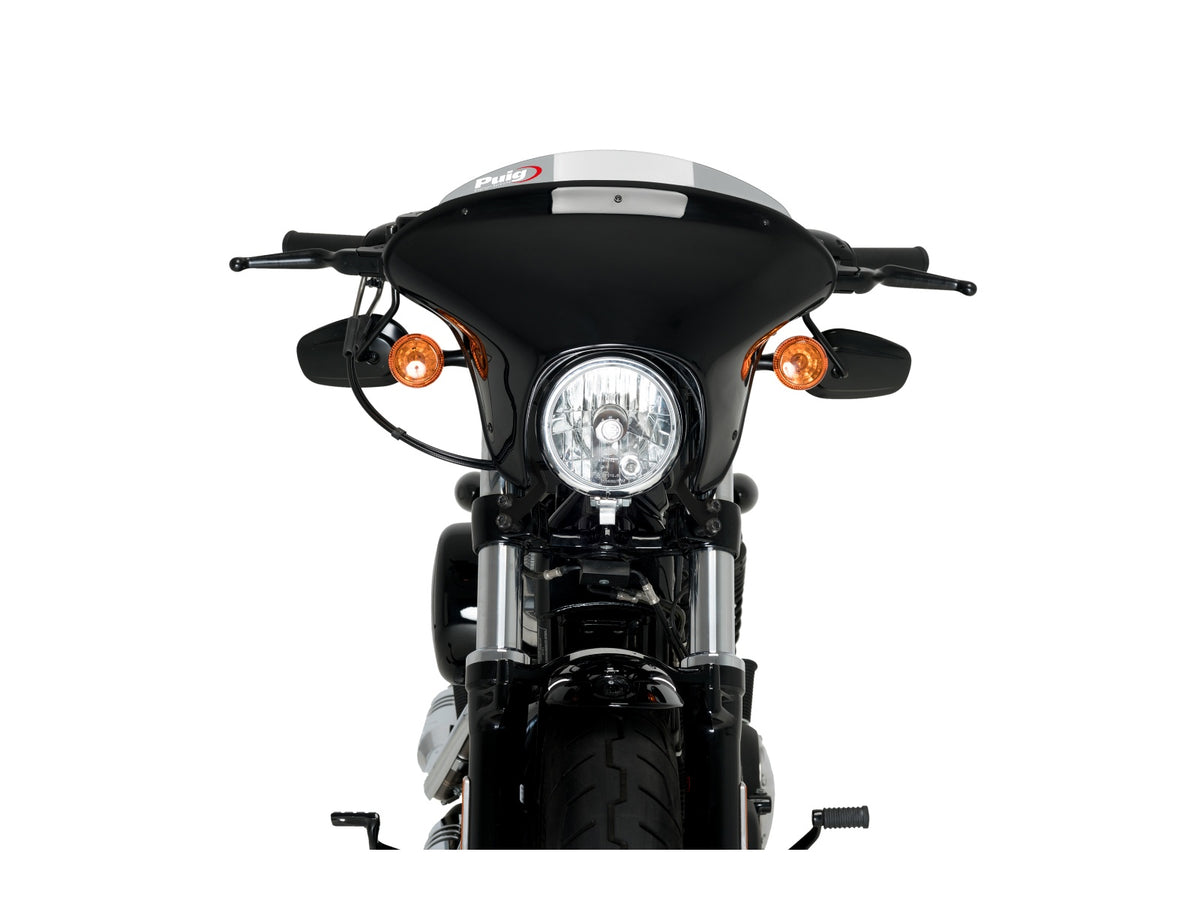 Puig Batwing Sport Screen In Clear for Harley Davidson Sportster Forty Eight XL1200X (15-20) Main image