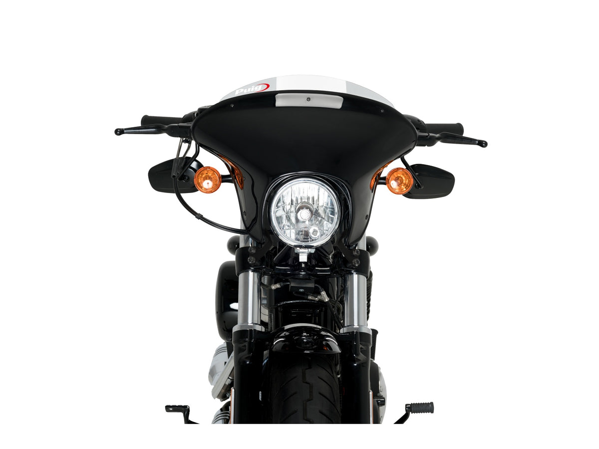 Puig Batwing Sport Screen In Clear for Harley Davidson Sportster Forty Eight XL1200X (15-20)