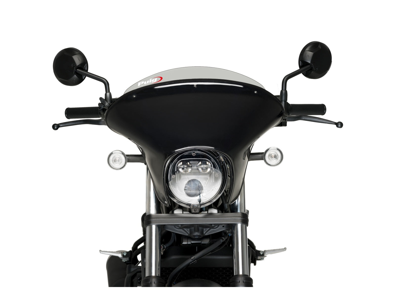 Puig Batwing Sport Screen In Clear for Honda CMX500 Rebel SE (20-25)