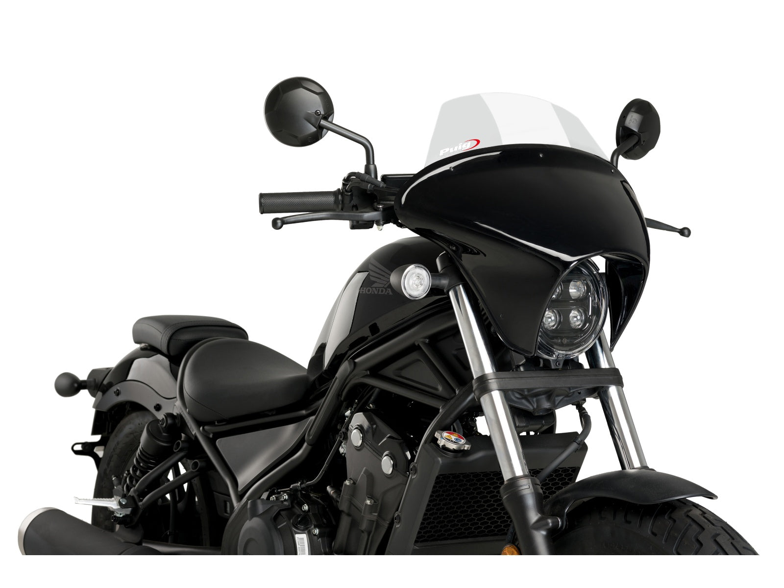 Puig Batwing Touring Screen In Clear for Honda CMX500 Rebel (20-25)