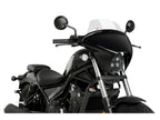 Puig Batwing Touring Screen In Clear for Honda CMX500 Rebel (20-25)