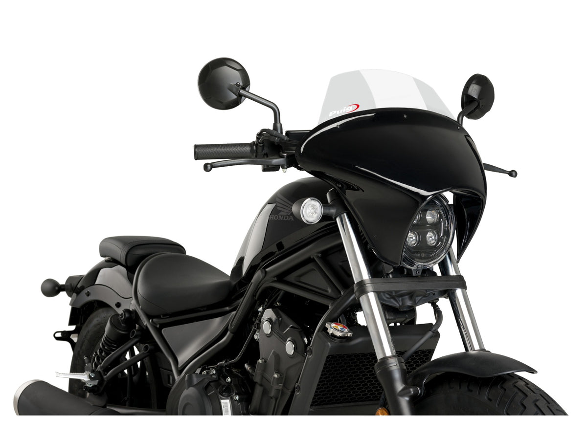 Puig Batwing Touring Screen In Clear for Honda CMX500 Rebel (20-25)