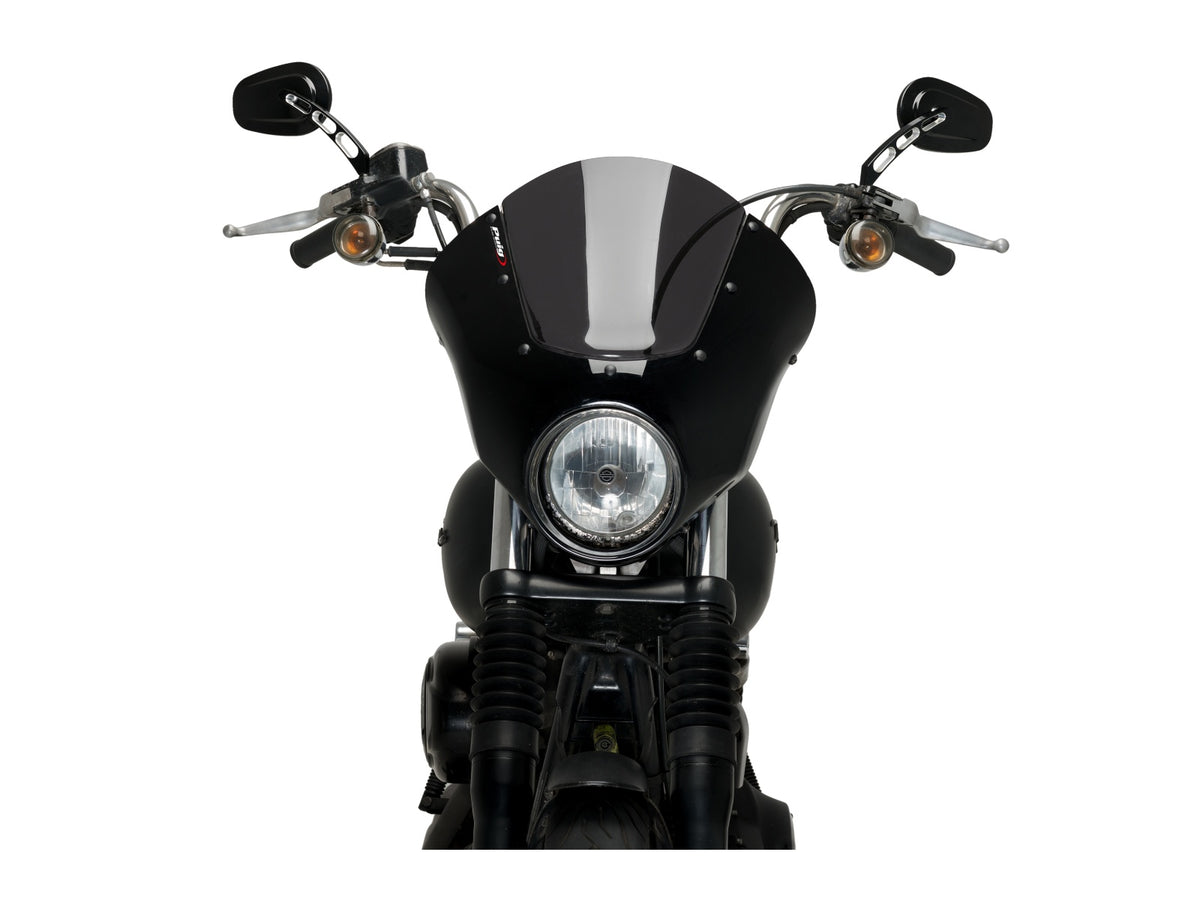 Puig Dark Night Screen In Light Smoke for Harley Davidson Dyna Street Bob FXDB (06-17) Main image