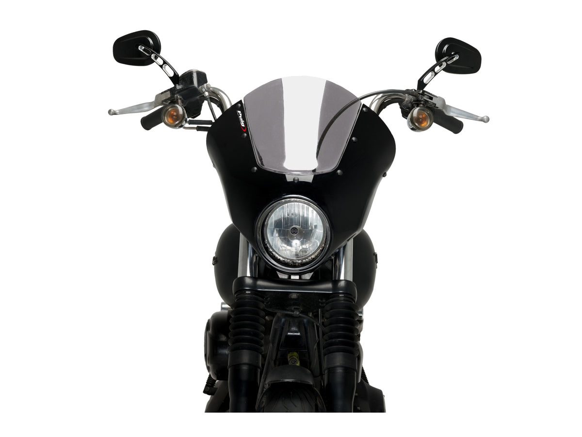 Puig Dark Night Screen In Light Smoke for Harley Davidson Dyna Street Bob FXDB (06-17)