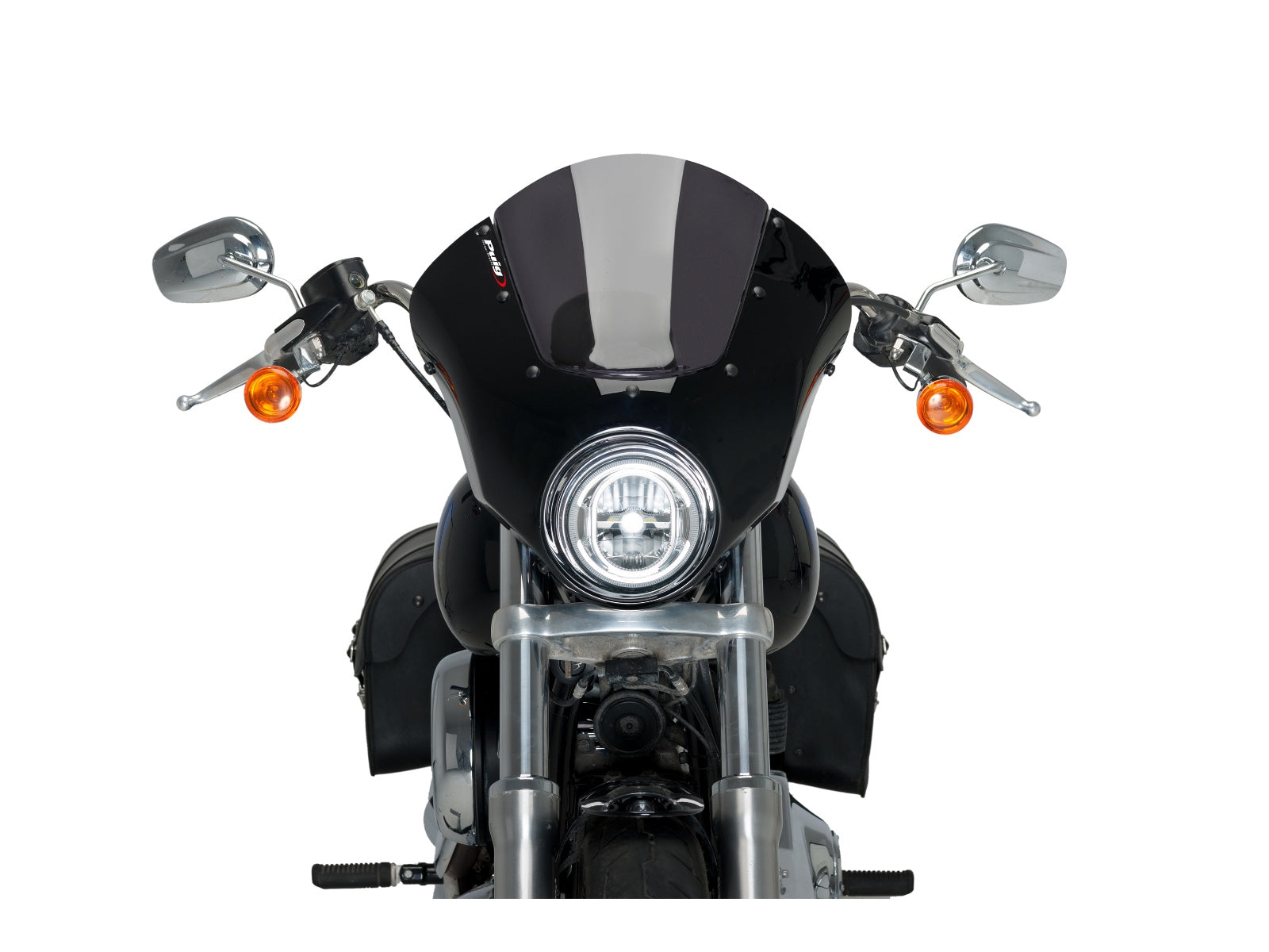 Puig Dark Night Screen In Light Smoke for Harley Davidson Softail Low Rider FXLR (18-20)