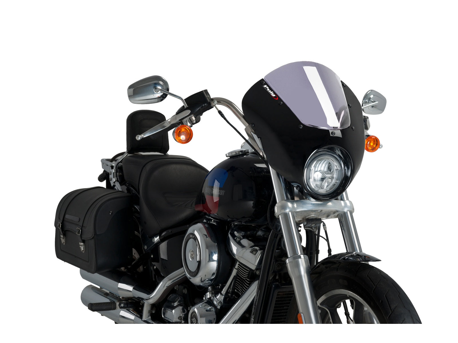 Puig Dark Night Screen for Harley Davidson Low Rider (18-20)