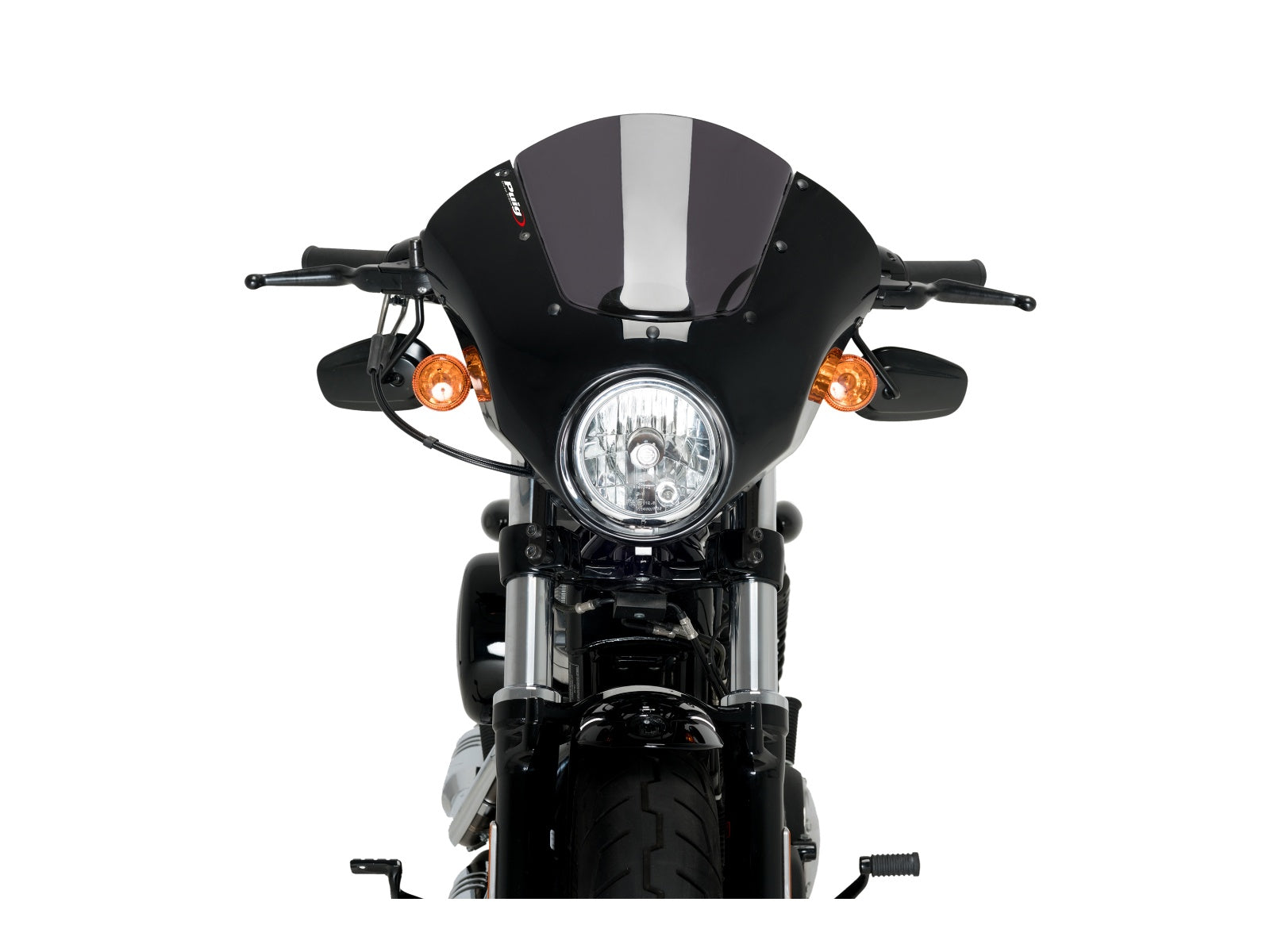 Puig Dark Night Screen In Light Smoke for Harley Davidson Sportster Forty Eight XL1200X (15-20)