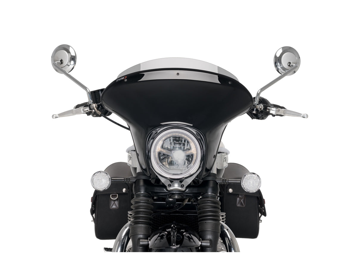 Puig Batwing Sport Screen In Clear for Triumph Bonneville Speedmaster (18-25)