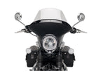 Puig Batwing Touring Screen In Clear for Triumph Bonneville Speedmaster (18-25)