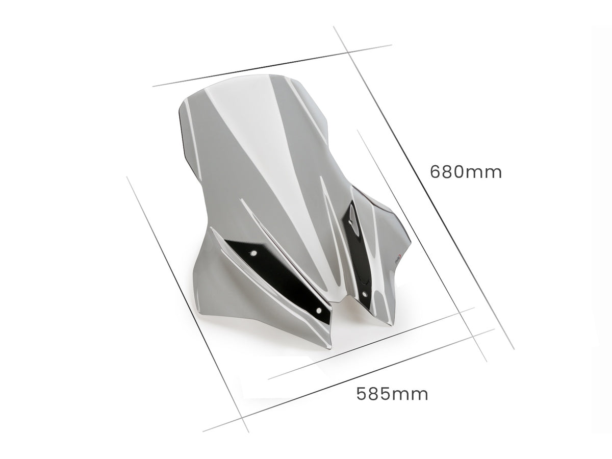 Puig V-Tech Line Touring Screen In Clear for Yamaha Tricity 300 (20-25)
