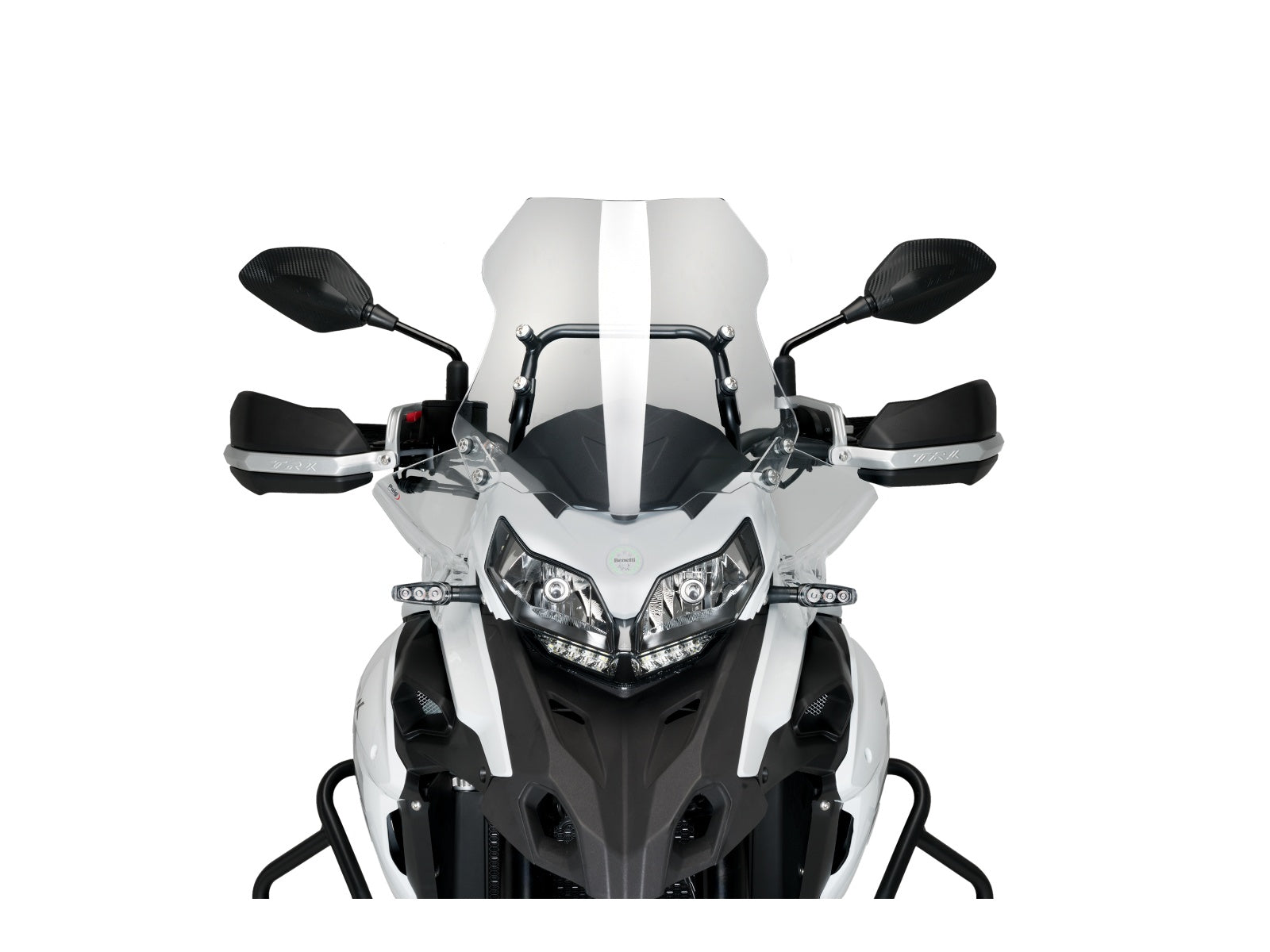 Puig Front Wind Deflectors In Clear for Benelli TRK 502 (16-25)