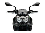 Puig Naked Front Downforce Spoilers In Matt Black for Kawasaki Z650 (21-25)