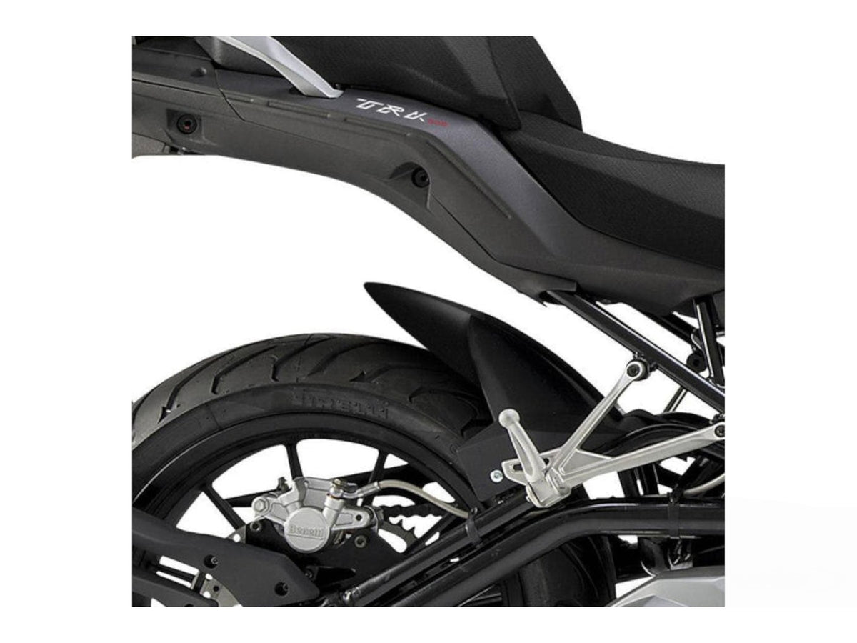 Puig Rear Mudguard Extender In Matt Black for Benelli TRK 502 X (18-22)