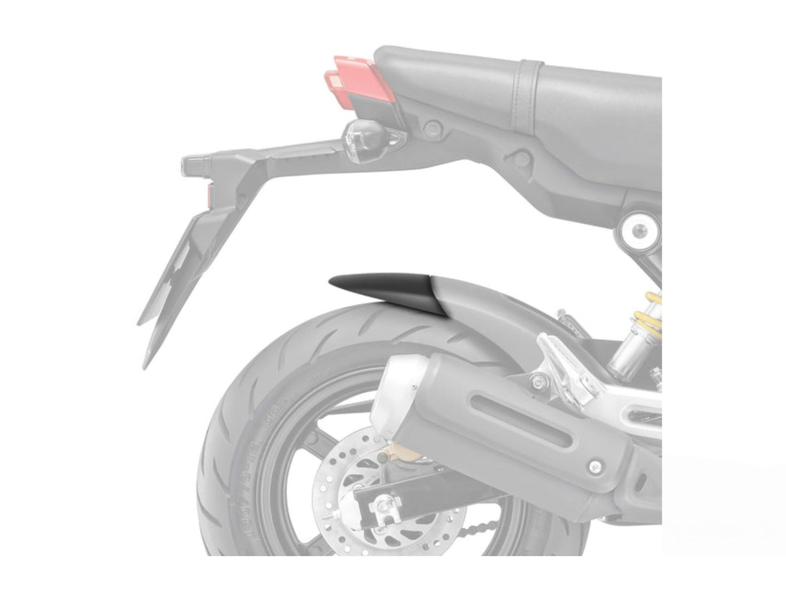 Puig Rear Mudguard Extender for Honda MSX125 Grom (21-25)