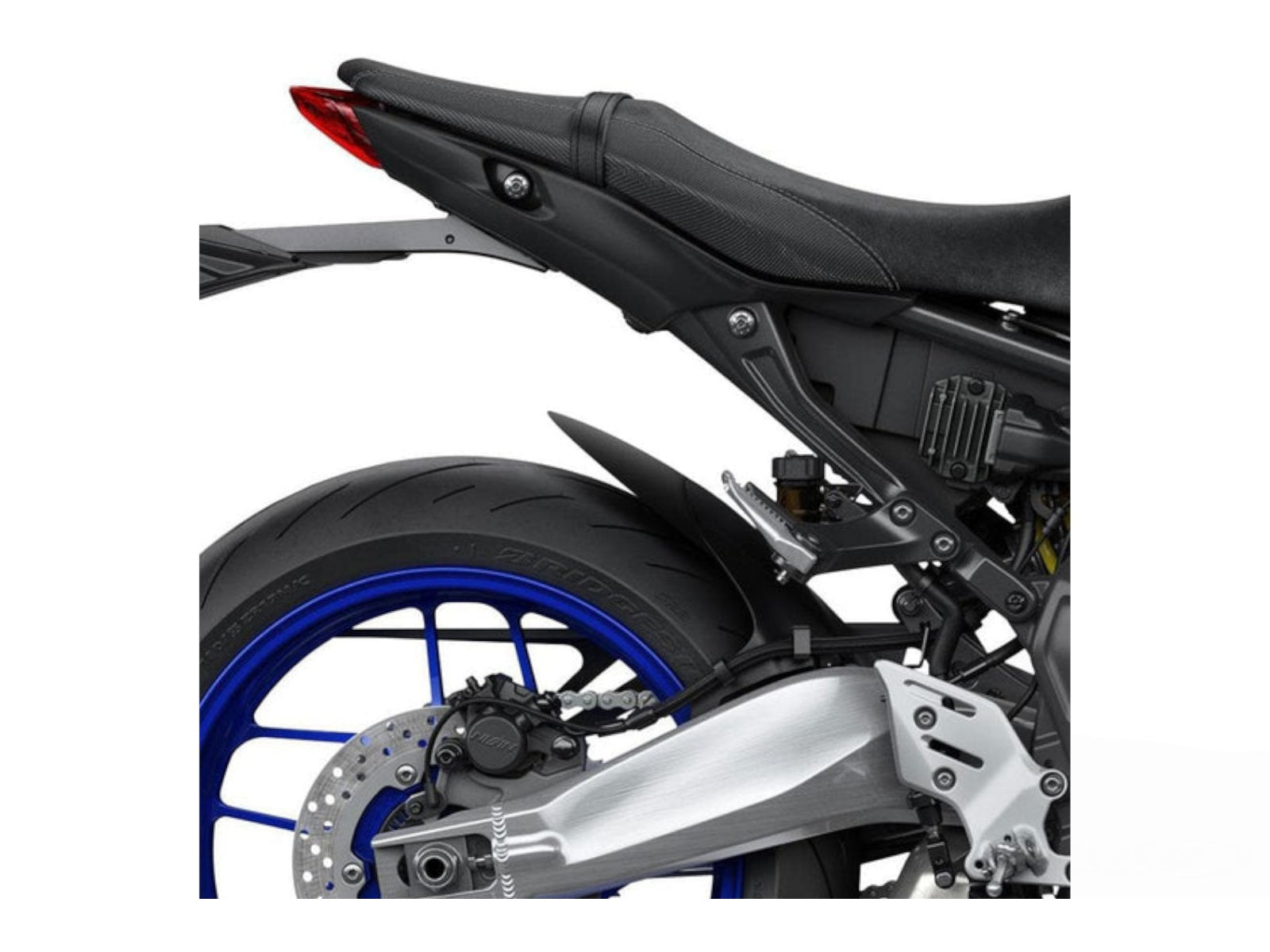 Puig Rear Mudguard Extender In Matt Black for Yamaha MT-09 (21-23)