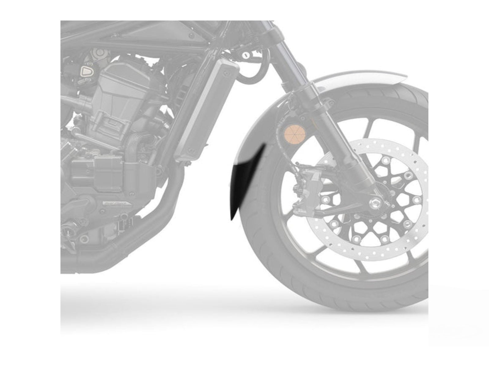 Puig Front Mudguard Extender for Honda CMX1100 Rebel (21-26)