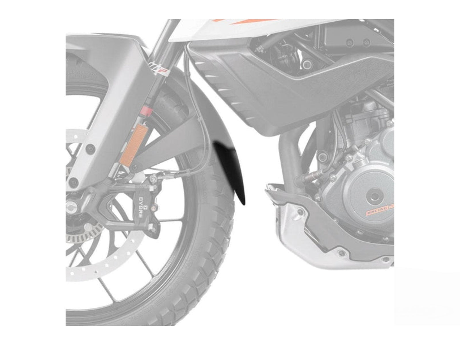 Puig Front Mudguard Extender for KTM 390 Adventure (20-24)